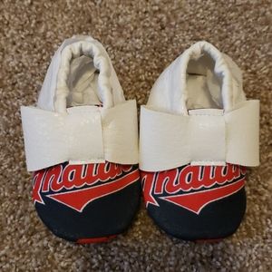 Cleveland Indian's size 1 moccasins